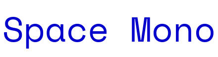 Space Mono フォント